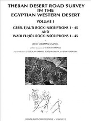 Kniha Theban Desert Road Survey in the Egyptian Western Desert, Volume 1 J C Darnell