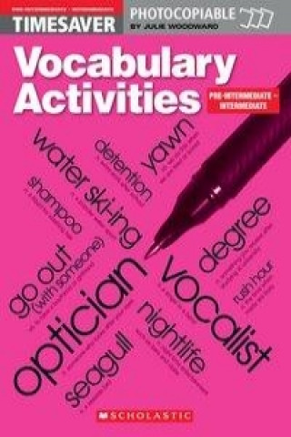 Kniha Vocabulary Activities Pre Intermediate and Intermediate Julie Woodward