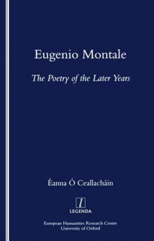 Kniha Eugenio Montale Eanna O Ceallachain
