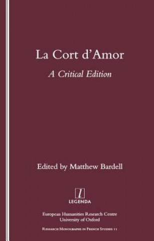 Kniha La Cort d'Amor Matthew Bardell