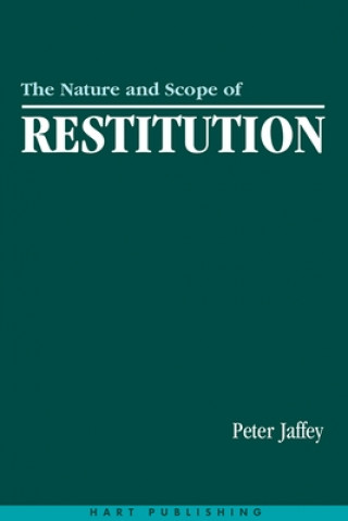 Könyv Nature and Scope of Restitution Peter Jaffey