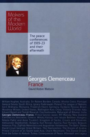 Kniha Georges Clemenceau David Robin Watson