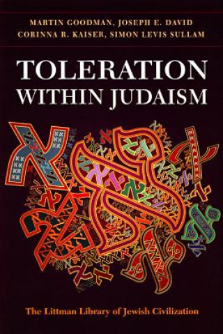Kniha Toleration within Judaism Martin Goodman