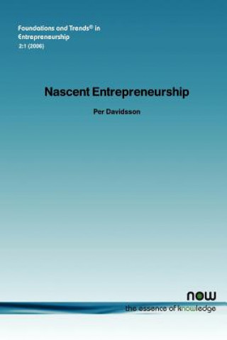 Carte Nascent Entrepreneurship Per Davidsson