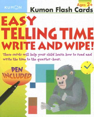Könyv Easy Telling Time Write & Wipe Kumon Publishing