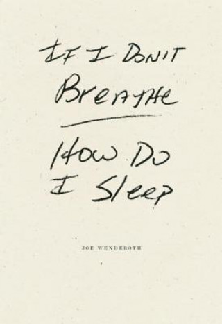 Kniha If I Don't Breathe How Do I Sleep Joe Wenderoth