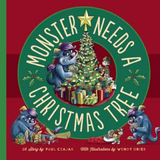 Libro Monster Needs a Christmas Tree Paul Czajak