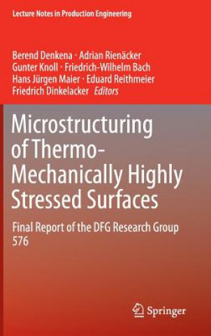 Libro Microstructuring of Thermo-Mechanically Highly Stressed Surfaces Berend Denkena