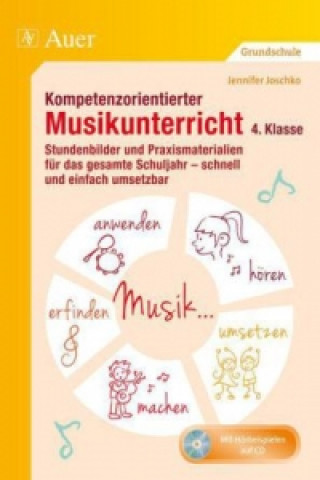 Carte Kompetenzorientierter Musikunterricht 4. Klasse, m. 1 CD-ROM Jennifer Joschko