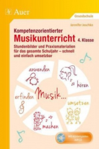 Książka Kompetenzorientierter Musikunterricht 4. Klasse, m. 1 CD-ROM Jennifer Joschko