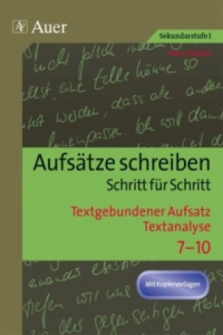 Kniha Textgebundener Aufsatz - Textanalyse Peter Diepold