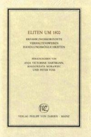 Kniha Eliten um 1800 Anja V. Hartmann