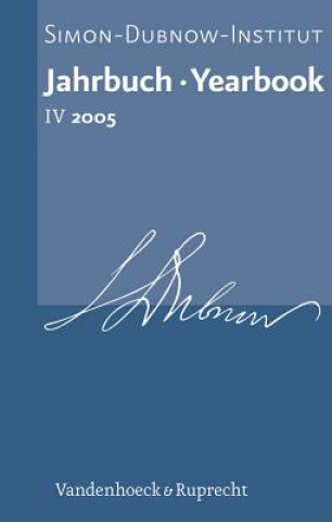 Książka Jahrbuch Des Simon-Dubnow-Instituts/Simon Dubnow Institute Yearbook 