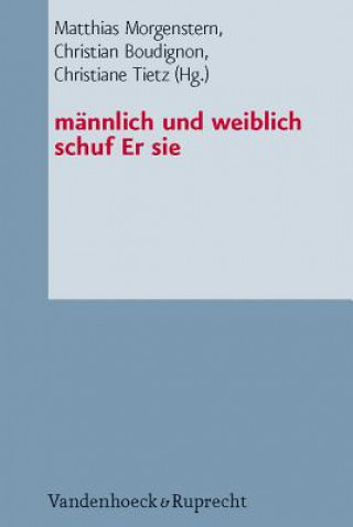 Kniha Mannlich Und Weiblich Schuf Er Sie Matthias Morgenstern