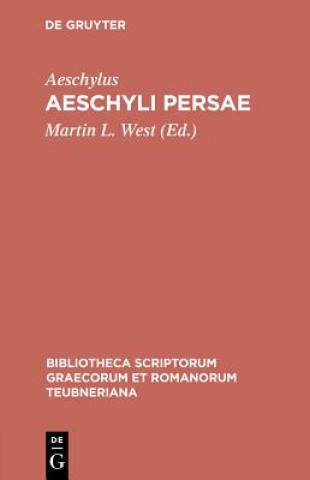 Knjiga Persae Aeschylus