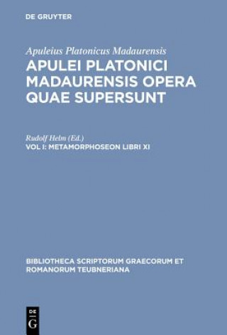 Książka Opera Quae Supersunt, Vol. I Pb Apuleius/Helm