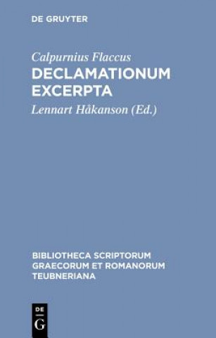 Carte Declamationum CB Calpurnius Flaccus