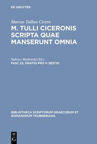 Kniha Scripta Quae Manserunt Omnia, CB Cicero/Maslowski