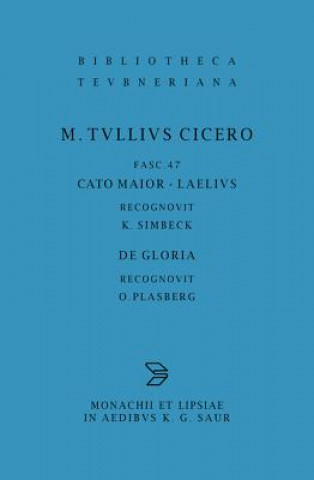 Kniha Scripta Quae Manserunt Omnia, Pb Marcus Tullius Cicero