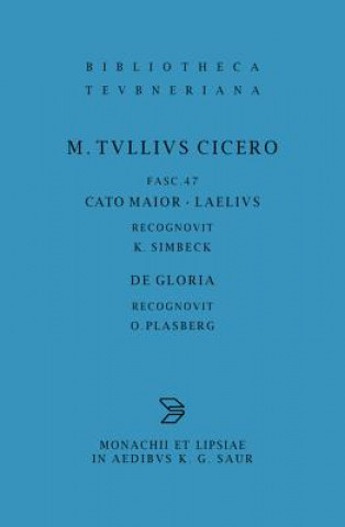 Książka Scripta Quae Manserunt Omnia, Pb Marcus Tullius Cicero