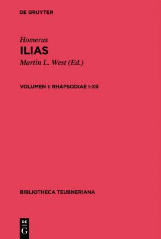Kniha Ilias, Vol. I Pb Homer/West
