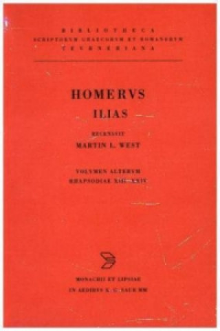 Carte HOMERVS ILIAS XIII-XXIV. Indices West