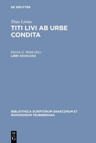 Książka AB Urbe Condita, Libri Xxviii CB Livius/Walsh