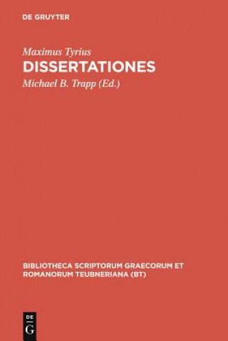 Book Dissertationes CB Maximus Tyrius/Trapp