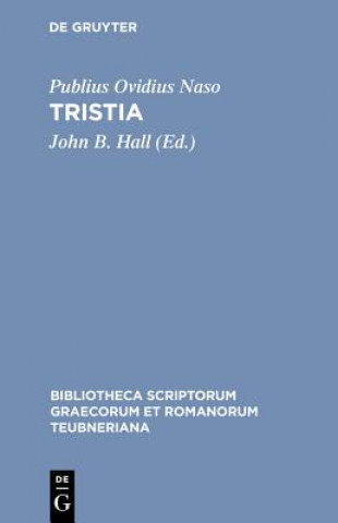 Kniha Tristia CB Ovidius Naso/Hall
