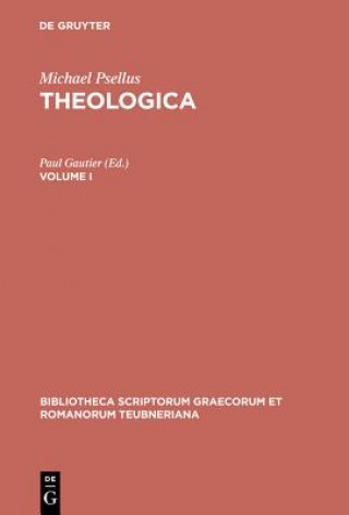 Könyv Theologica, Vol. I CB Psellus/Gautier