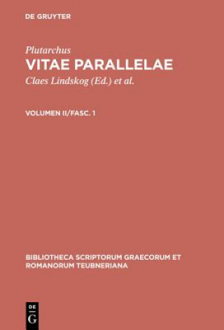 Könyv Vitae Parallelae, Vol. II, CB Plutarchus