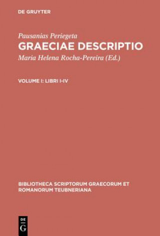 Könyv Graeciae Descriptio, Vol. I CB Pausanias