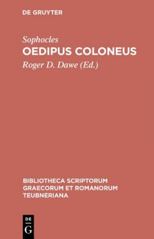 Livro Oedipus Coloneus Pb Sophocles/Dawe