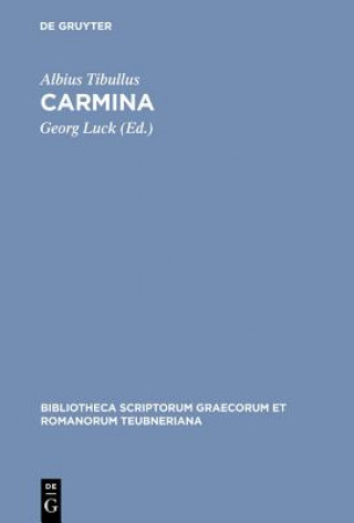 Buch Carmina Pb Tibullus/Luck