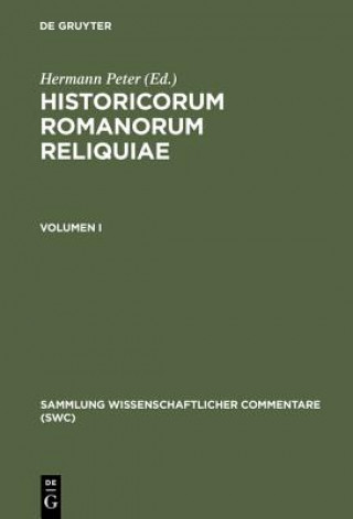 Kniha Historicorum Romanorum Reliqu CB Peter