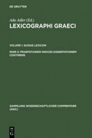 Buch Lexicographi Graeci: Vol. I: CB ADLER