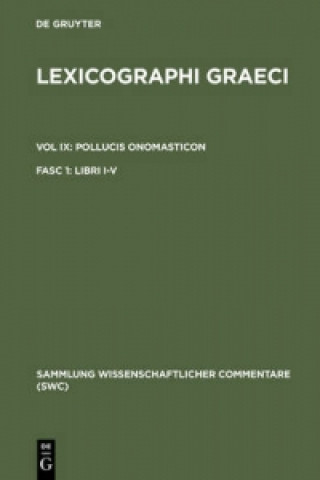Carte Lexicographi Graeci: Vol. IX: CB Bethe