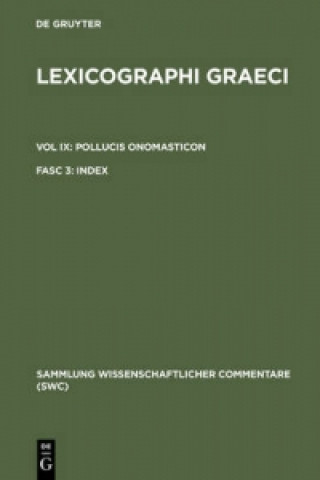 Kniha Lexicographi Graeci: Vol. IX: Pb Bethe