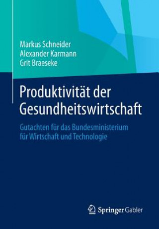 Könyv Produktivitat der Gesundheitswirtschaft Markus Schneider