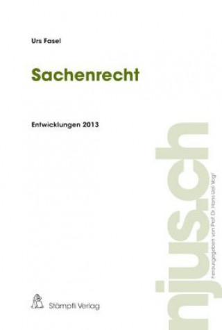 Kniha Sachenrecht, Entwicklungen 2013 Urs Fasel