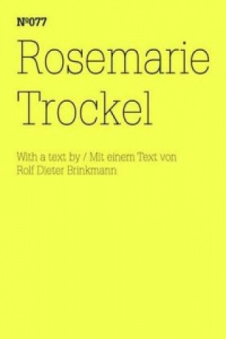 Könyv Rosemarie Trockel Rosemarie Trockel