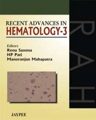 Kniha Recent Advances in Hematology - 3 Renu Saxena