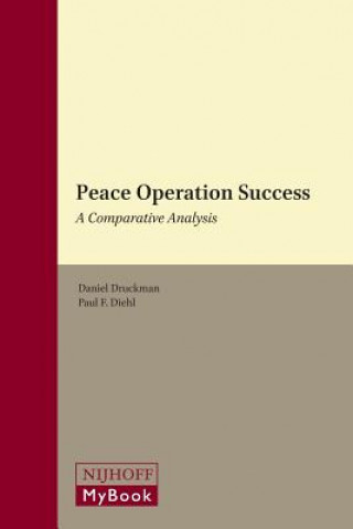 Kniha Peace Operation Success Daniel Druckman