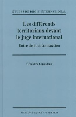 Carte Differends Territoriaux Devant le Juge International Geraldine Giraudeau