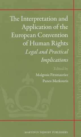 Kniha Interpretation and Application of the European Convention of Human Rights Malgosia Fitzmaurice