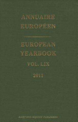 Kniha European Yearbook / Annuaire Europeen Council Of Europe