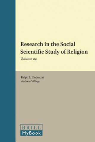 Kniha Research in the Social Scientific Study of Religion Ralph L. Piedmont