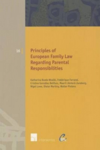 Kniha Principles of European Family Law Regarding Parental Responsibilities Katharina Boele-Woelki