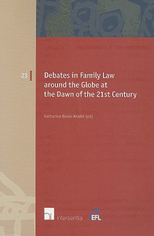 Könyv Debates in Family Law Around the Globe at the Dawn of the 21st Century Katharina Boele-Woelki