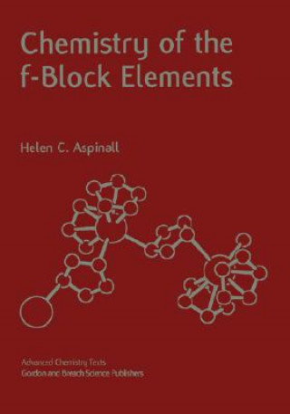 Książka Chemistry of the f-Block Elements Helen C. Aspinall